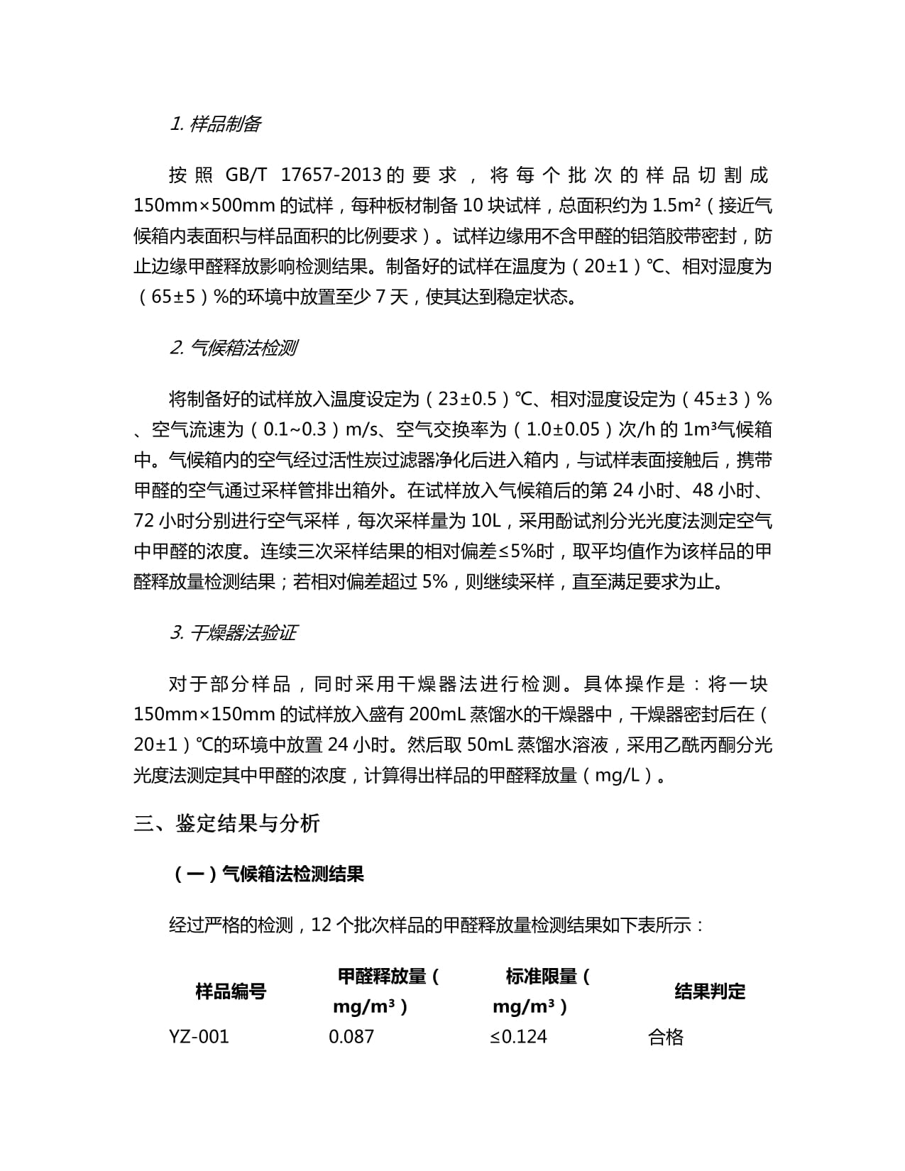 人造板甲醛釋放量鑒定報告解析 標準、方法與風險防控